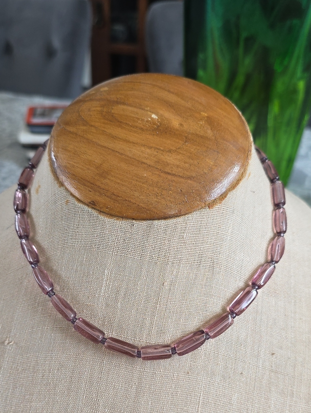 Source Unknown Mauve Tube Bead Necklace - Women's Jewelry